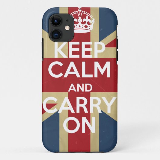 Kalm houden en doorgaan Case-Mate iPhone case (Achterkant)