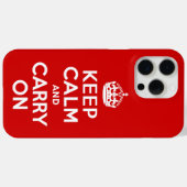 Kalm houden en doorgaan Case-Mate iPhone case (Achterkant (horizontaal))