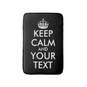 Kalm houden en doorgaan - Creëer uw eigen Badmat (Voorkant Verticaal)