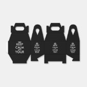 Kalm houden en doorgaan - Creëer uw eigen Bedankdoosjes (Uitgevouwen)