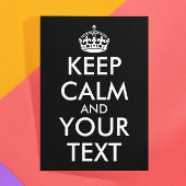 Kalm houden en doorgaan - Creëer uw eigen Bedankkaart