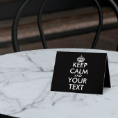 Kalm houden en doorgaan - Creëer uw eigen Bedankkaart