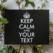 Kalm houden en doorgaan - Creëer uw eigen Briefkaart