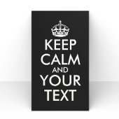 Kalm houden en doorgaan - Creëer uw eigen Briefpapier