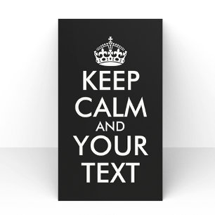 Kalm houden en doorgaan - Creëer uw eigen Briefpapier