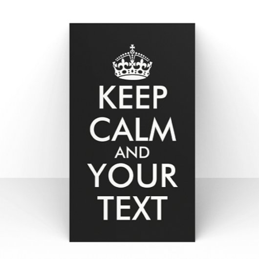 Kalm houden en doorgaan - Creëer uw eigen Briefpapier