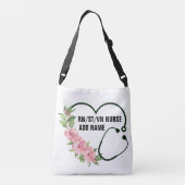 Kalm houden en doorgaan - Creëer uw eigen Crossbody Tas (Achterkant)