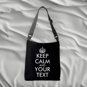 Kalm houden en doorgaan - Creëer uw eigen Crossbody Tas