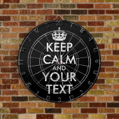 Kalm houden en doorgaan - Creëer uw eigen Dartbord