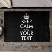 Kalm houden en doorgaan - Creëer uw eigen Deurmat