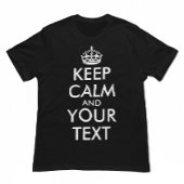 Kalm houden en doorgaan - Creëer uw eigen Grote Maat T-shirt