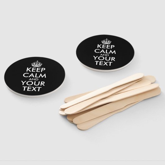 Kalm houden en doorgaan - Creëer uw eigen Handwaaier (Niet-gemonteerd)