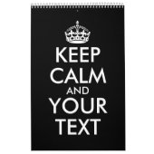 Kalm houden en doorgaan - Creëer uw eigen Kalender (Hoes)