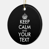 Kalm houden en doorgaan - Creëer uw eigen Keramisch Ornament (Links)