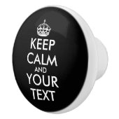 Kalm houden en doorgaan - Creëer uw eigen Keramische Knop (Rechts)