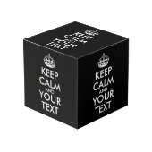 Kalm houden en doorgaan - Creëer uw eigen Kubus (Voorkant hoekig)