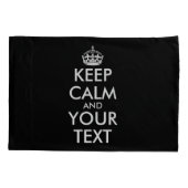 Kalm houden en doorgaan - Creëer uw eigen Kussensloop (Achterkant)