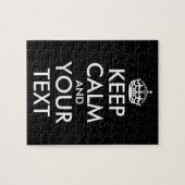 Kalm houden en doorgaan - Creëer uw eigen Legpuzzel (Horizontaal)