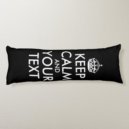 Kalm houden en doorgaan - Creëer uw eigen Lichaamskussen (Achterkant)