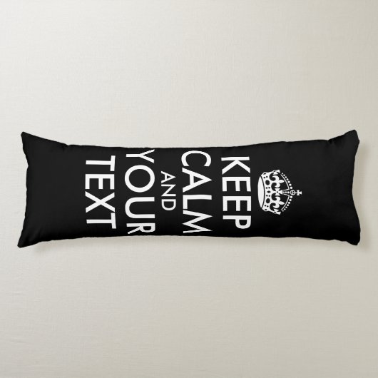 Kalm houden en doorgaan - Creëer uw eigen Lichaamskussen (Voorkant)