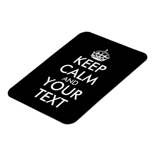 Kalm houden en doorgaan - Creëer uw eigen Magneet (Linkerzijde)