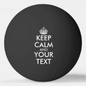 Kalm houden en doorgaan - Creëer uw eigen Pingpongbal (Voorkant)