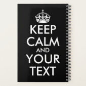 Kalm houden en doorgaan - Creëer uw eigen Planner (Achterkant)