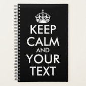 Kalm houden en doorgaan - Creëer uw eigen Planner (Voorkant)