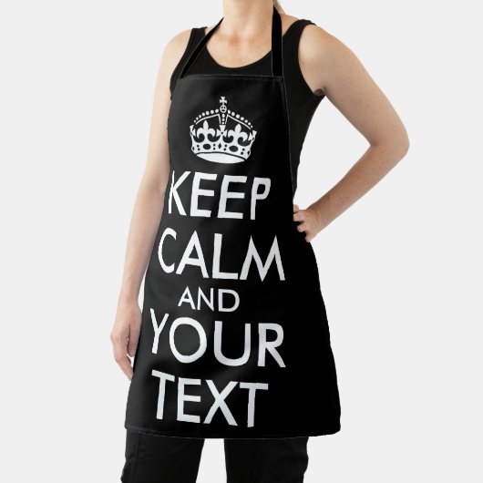 Kalm houden en doorgaan - Creëer uw eigen Schort (Insitu)