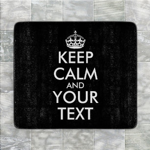 Kalm houden en doorgaan - Creëer uw eigen Snijplank