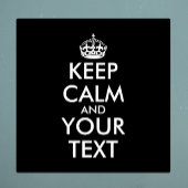 Kalm houden en doorgaan - Creëer uw eigen Sticker