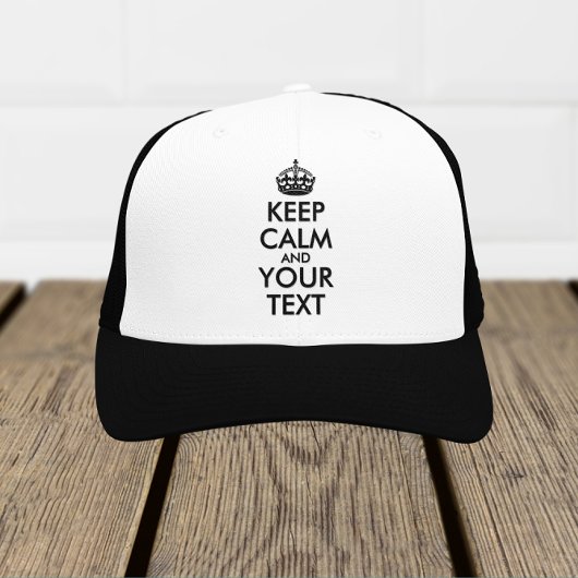 Kalm houden en doorgaan - Creëer uw eigen Trucker Pet