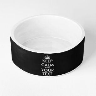 Kalm houden en doorgaan - Creëer uw eigen Voerbakje