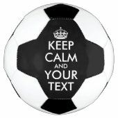 Kalm houden en doorgaan - Creëer uw eigen Voetbal (Voorkant)