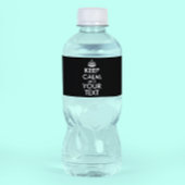 Kalm houden en doorgaan - Creëer uw eigen Waterfles Etiket