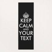 Kalm houden en doorgaan - Creëer uw eigen Yogamat (Achterkant)