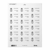 Kalm houden en doorgaan etiket (Full Sheet)