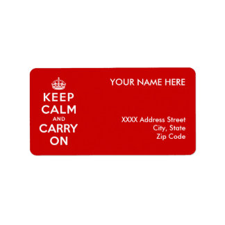 Kalm houden en doorgaan etiket