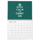 Kalm houden en doorgaan kalender (Feb 2027)