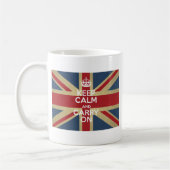 Kalm houden en doorgaan koffiemok (Links)