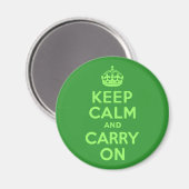 Kalm houden en doorgaan magneet (Voorkant / Achterkant)