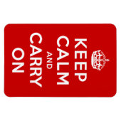 Kalm houden en doorgaan magneet (Horizontaal)