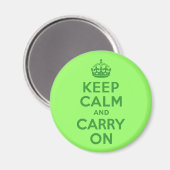 Kalm houden en doorgaan magneet (Voorkant / Achterkant)