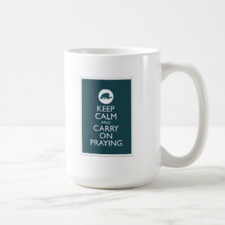 'Kalm houden en doorgaan met bidden' Koffiemok