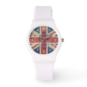 Kalm houden en doorgaan met de vlag van het Vereni Horloge