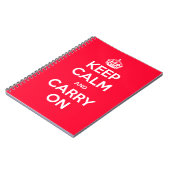 Kalm houden en doorgaan notitieboek (Linkerzijde)