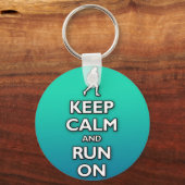 kalm houden en doorgaan sleutelhanger (Voorkant)