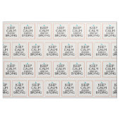 Kalm houden en doorgaan stof (Fat Quarter)