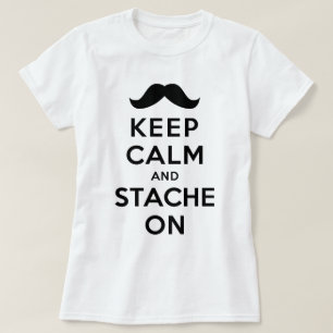 Kalm houden en doorgaan t-shirt