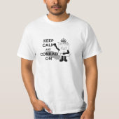 Kalm houden en doorgaan t-shirt (Voorkant)